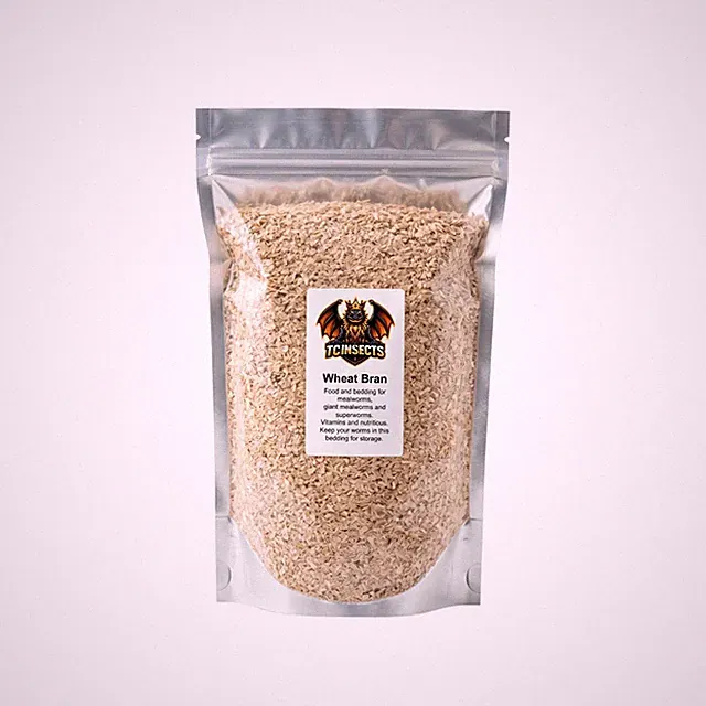 10 lb Wheat Bran for Mealworms & Superworms Food and Bedding Fast Shipping