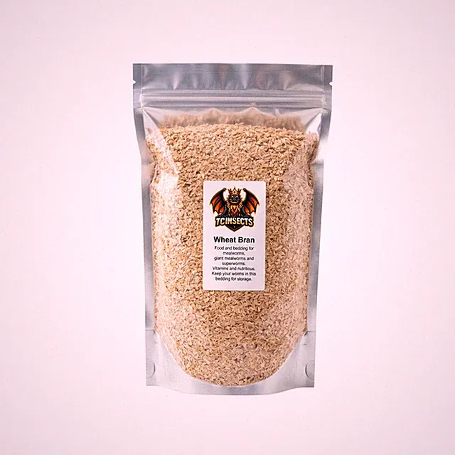 10 lb Wheat Bran for Mealworms & Superworms Food Bedding Free Shipping