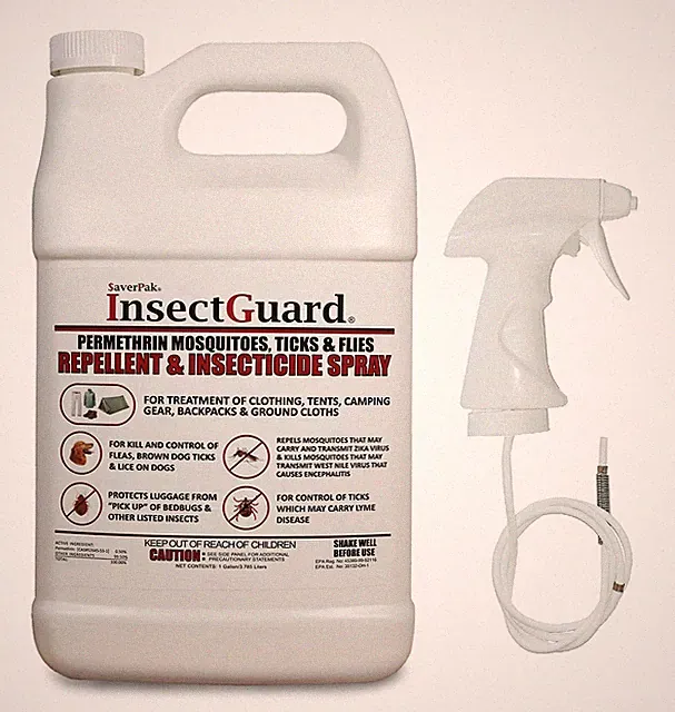 InsectGuard Permethrin Mosquitoes Repellent & Insecticide Spray Gallon (128oz)