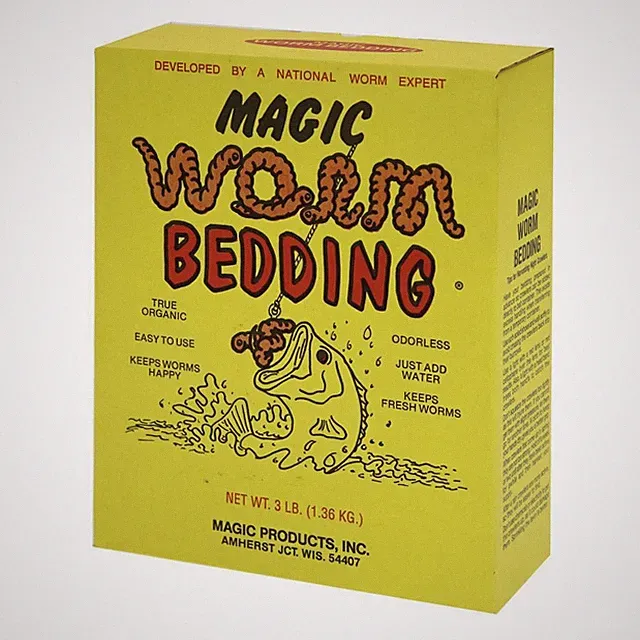 Magic Worm Bedding Yellow 3 lb Carton - 103