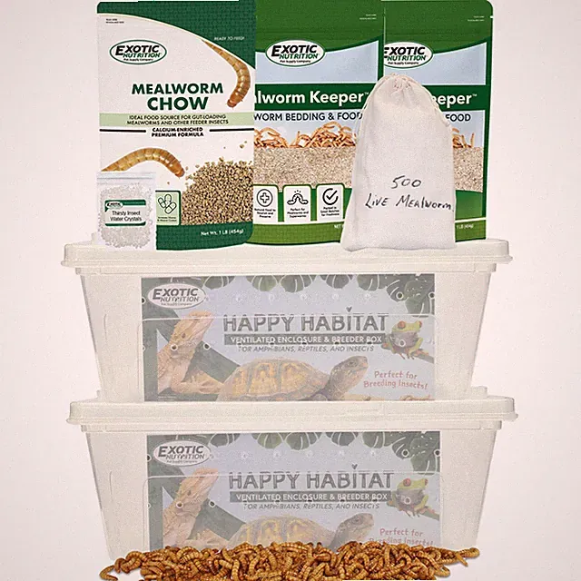 Mealworm Breeder Kit Expanded - Breeder Kit for Feeder Insects For Reptiles