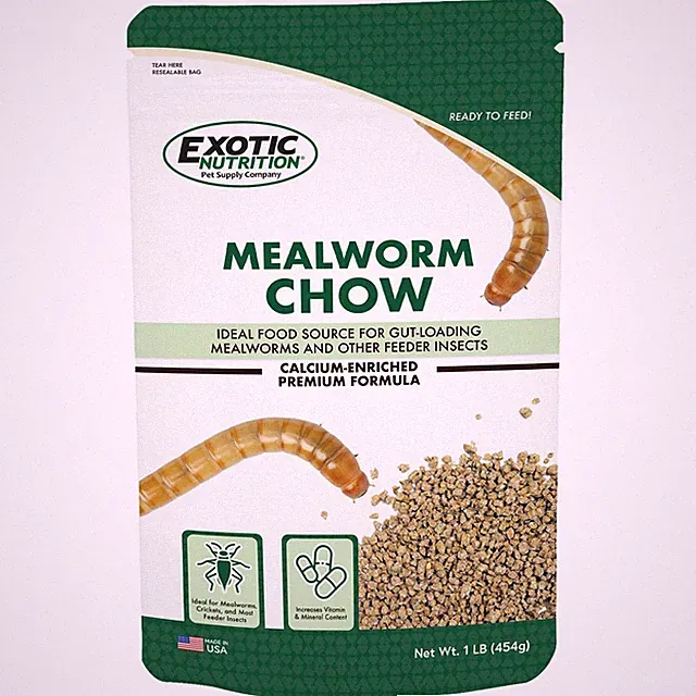 Mealworm Chow 1 lb. - Highly Nutritional Healthy Feed for Breeding Live Feede...