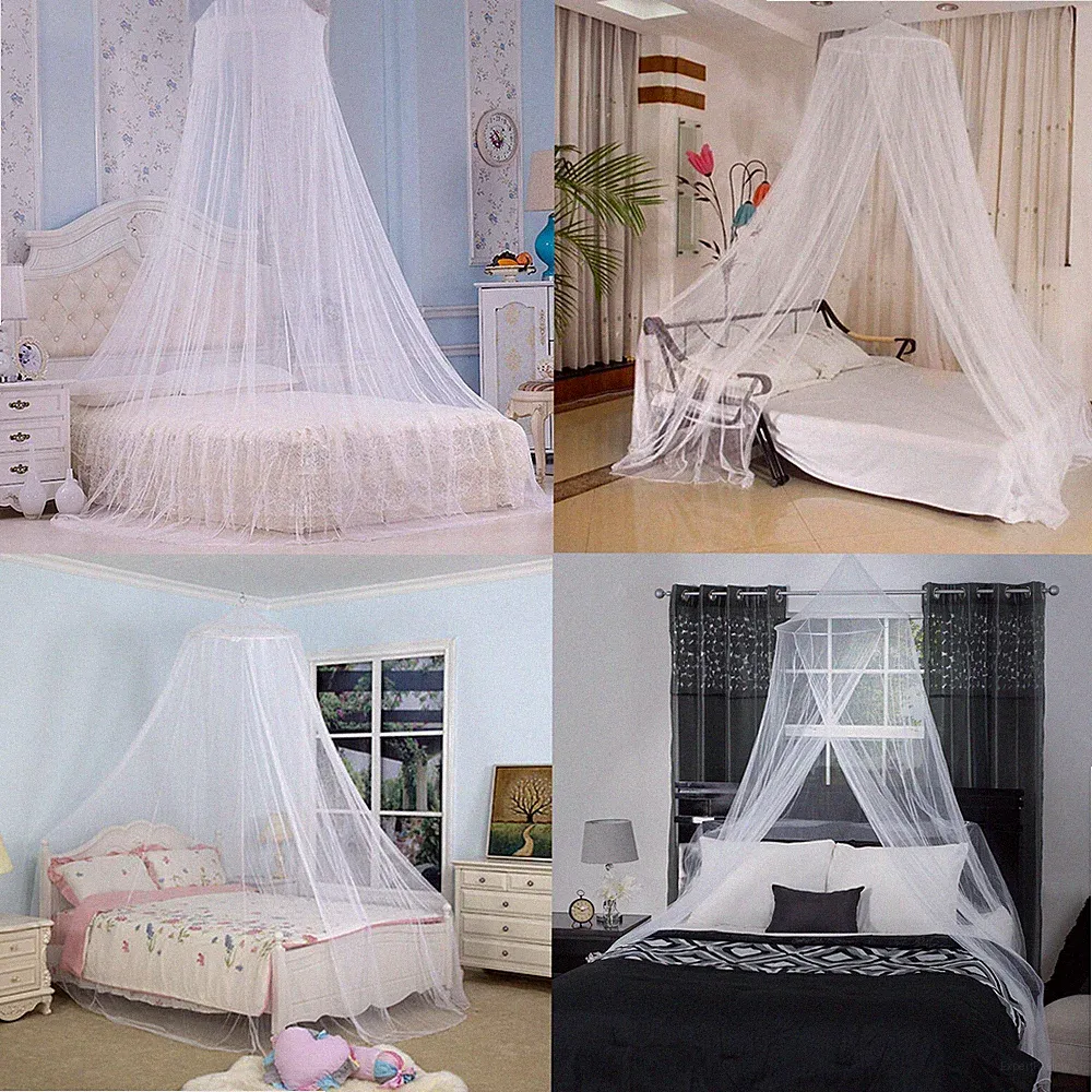 Mosquito Net Canopy Dome Fly Insect Protect Small Queen Bed Netting Mesh Curtain