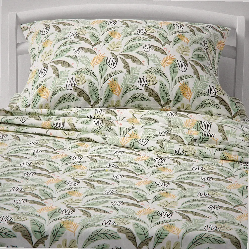 Pillowfort Insect Print Cotton Kids' Sheet Set Bedding Kids Pillowfort Room