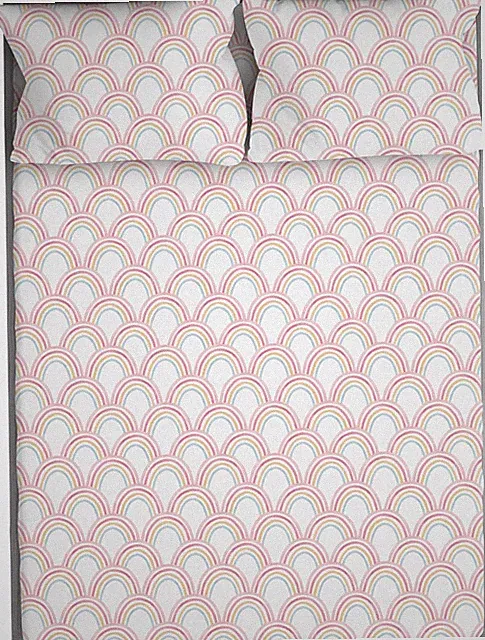 Rainbow Organic Bamboo Kids Sheet Set | Twin/Full | Oeko-Tex Certified