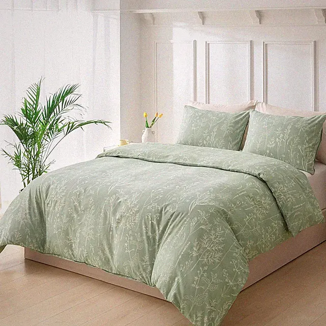 Reversible Duvet Cover Queen Size, Dark Blue White Thin