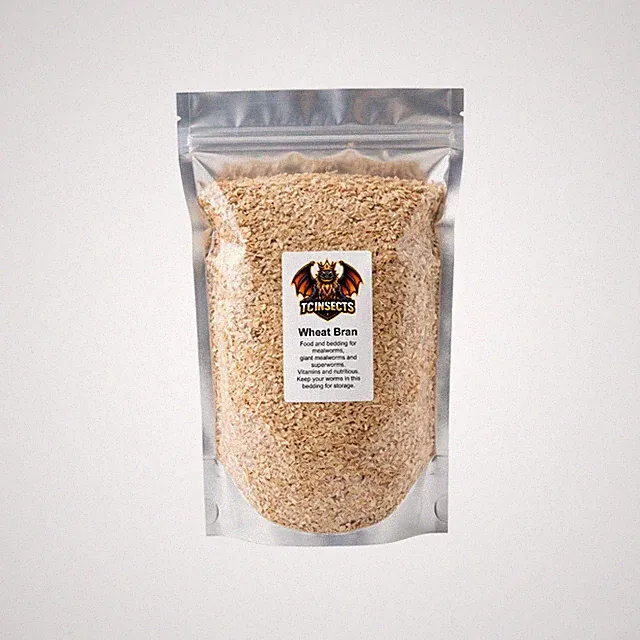 TC INSECTS 5 lb Wheat Bran for Mealworms & Superworms Bedding Fast Shipping
