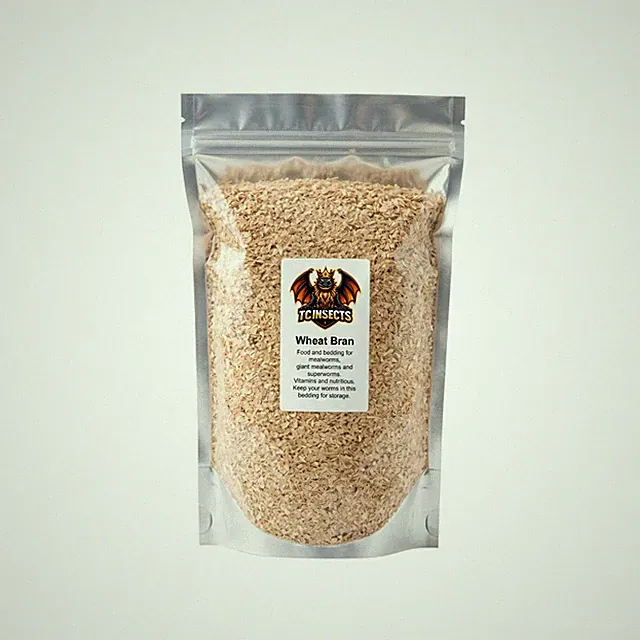 TC INSECTS 6 lb Wheat Bran for Mealworms & Superworms Bedding Fast Shipping