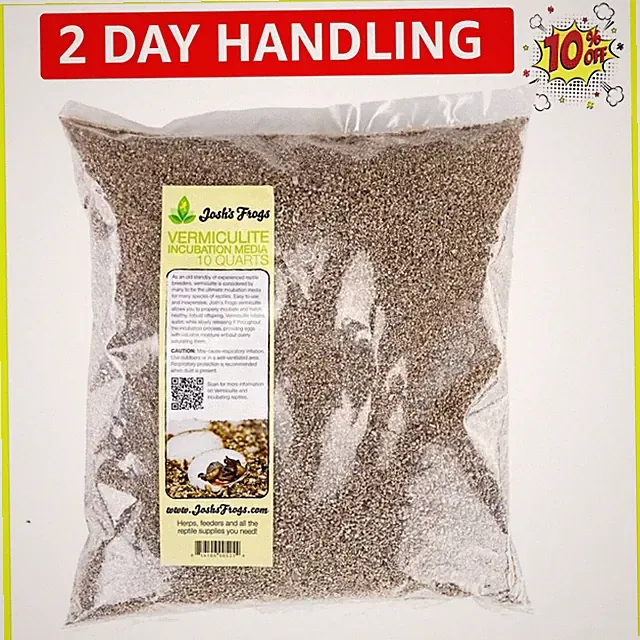 Vermiculite for Incubating Reptile Eggs, Housing Crickets and Starting Seeds...